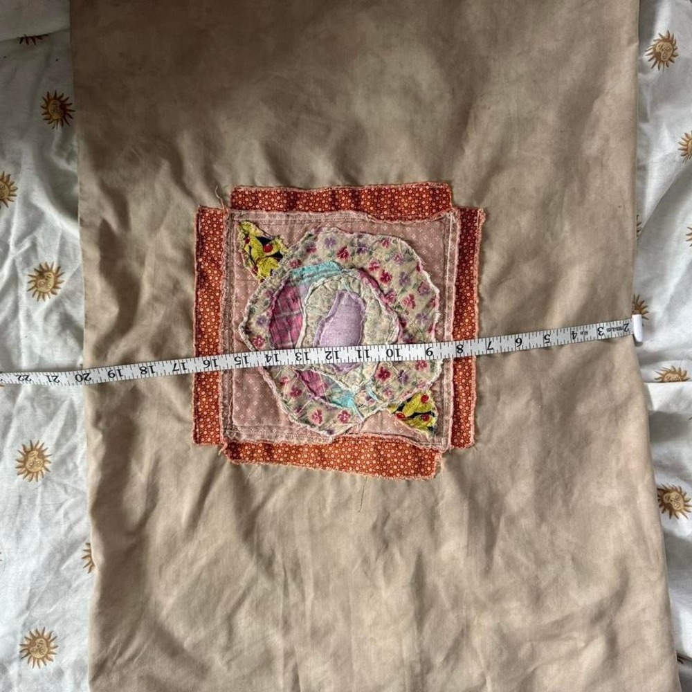 Handmade patchwork pillowcase - Picture 7 of 8